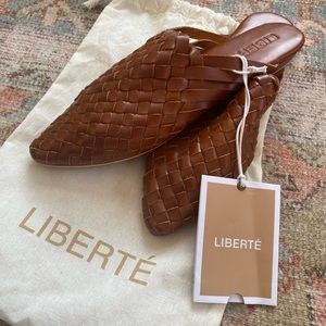 Prague Woven Mule, Liberté, New, size 9 (slightly smaller to traditional sizing)